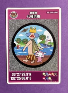 マンホールカード 愛媛県八幡浜市A 002 ( マエプロ )