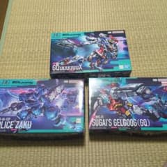 HG ガンダムジークアクス　プラモデル 3種セットのサムネイル