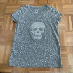 Opium Society スカル　半袖　Tシャツ　S M ハワイ　グレー
