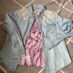 H&M キッズ 長袖シャツ ブラウス 2点セットのサムネイル