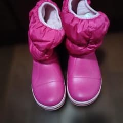 Crocs ピンクブーツ J3サイズのサムネイル