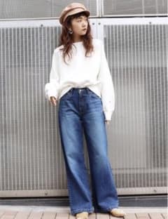 最終価格⭐︎アングリッド⭐︎ストレートワイドデニムのサムネイル