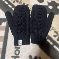 Inverallan 黒 ケーブル編み手袋 Inverallan 黒 ケーブル編み手袋 - メルカリ