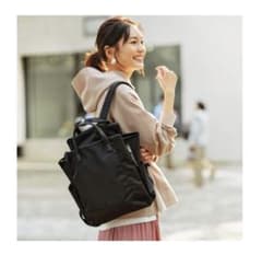 ラミプリュス　トート見えがスマート ごそごそしなくなる5層レイヤードリュックのサムネイル