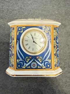 WEDGWOOD ウェッジウッド 陶器置時計 象柄 クォーツ 動作保証なし