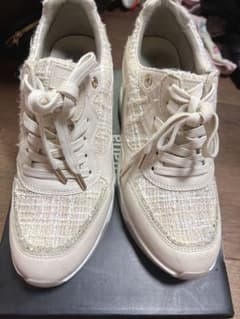 diana ツイードスニーカー ホワイト元の値段15000円のサムネイル