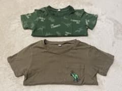恐竜柄 Tシャツ 2枚セット 100cmのサムネイル