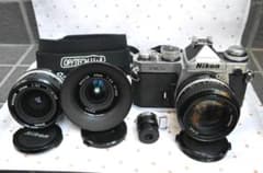Nikon FM3A レンズ3本(50,20,28mm)セット 付属品多数 格安のサムネイル