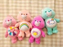ケアベア　4種のサムネイル