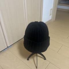 KIJIMA TAKAYUKI カシミヤ100% ニット帽 ブラックのサムネイル