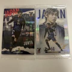 ツインウエハース 伊東純也 日本代表 サッカーカード 2枚セットのサムネイル