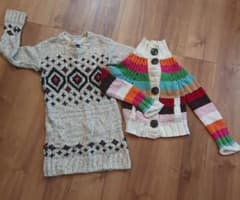 お値下げ！GAPkids♪ニットワンピ＆ニットカーデ♪のサムネイル