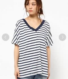 moussy ボーダー トップスのサムネイル