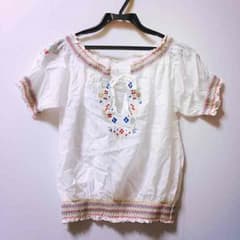 専用◎刺繍ブラウス カスタネのサムネイル