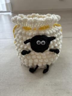 羊　ハンドメイド　巾着のサムネイル