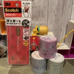 3MScotch 투명 포장용 테이프 휴대용 타입 세련된 양생 테이프