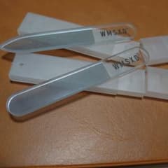 WMSXD Glass Nail File, Set of 2, Nail Care