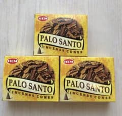 幸運を呼ぶお香　3箱 パロサント　浄化　PALO SANTO HEM 瞑想　ヨガ