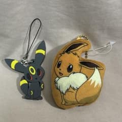 ブラッキー　ラバーストラップ　シークレット　pokemon time イーブイ