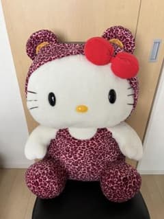 サンリオ ジャングルキティ ハローキティ ヒョウ柄ぬいぐるみ 辻希美 LLL