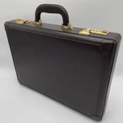 銀座タニザワ　アタッシュケース　ダイヤルロック　ブラウン GINZA TANIZAWA アタッシュケース ダイヤルロック式 ブラウン - メルカリ