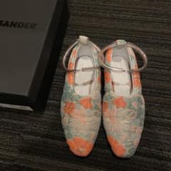 JIL SANDER Fabric Flat Shoes