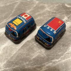 ブリキ製 バスのおもちゃ ミニカー 昭和レトロ - メルカリ