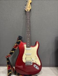 美品 BUSKER'S BH1 CAR ストラトキャスター エレキギター　レッド 美品 BUSKER'S BH1 CAR ストラトキャスター エレキギター レッド