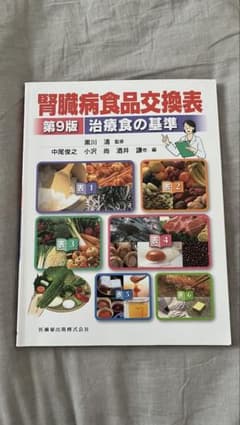 腎臓病食品交換表　第9版のサムネイル