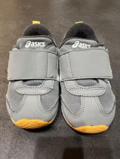 asics キッズシューズ 16cm グレー ベルクロのサムネイル