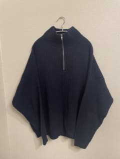 FREAK'S STORE ネイビー ハイネックセーターのサムネイル
