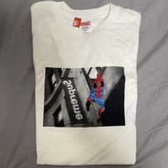 Supreme Spider-Man T 셔츠 화이트 M 사이즈