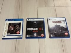 PS4・PS5 バイオハザード 3本セット RE:2 VILLAGE