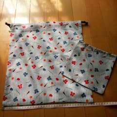 ハンドメイド巾着＆コップ袋のサムネイル