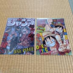 ONE PIECE 週刊少年ジャンプ クリアファイル 2枚セットのサムネイル