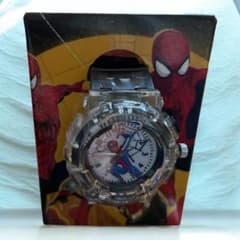 [신품] 스파이더 맨 시계 LED Watch 블랙 키즈 마블