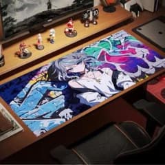 新品未使用】② 原神 フリーナ プレイマット ラバーマット デスク
