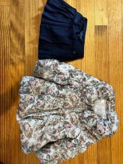 POLOのスカートとアナスイ花柄ダウンコートとスカートセット 10サイズのサムネイル