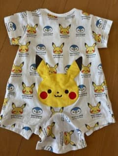 monpoké ピカチュウ ロンパース カバーオール 半袖 70のサムネイル