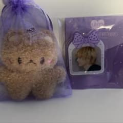 BTS テテ(NUNA V) ココアベアぬいぐるみのサムネイル
