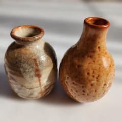 陶器 徳利 とっくり 一輪挿し 花瓶 2点セット - メルカリ