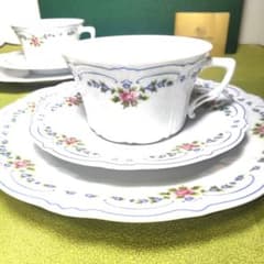 フッチェンロイター　イザベル　カップ＆ソーサー トリオ ケーキ皿 食器セット フッチェンロイター イザベル カップ＆ソーサー トリオ ケーキ皿 食器