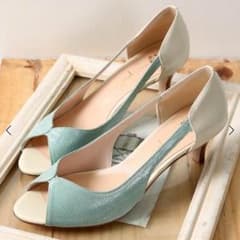【Chika様専用】美品☆Piche Abahouse オープントゥパンプスのサムネイル
