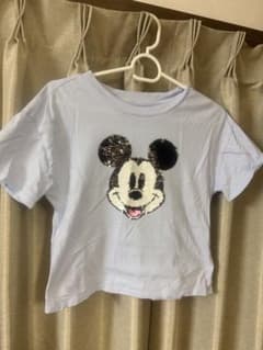 GAP KIDS Disney 미키 마우스 스팽글 T 셔츠 하늘색