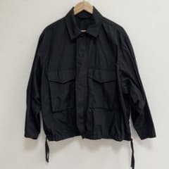 BEAMS　ビームス　ルーズミリタリーブルゾン　短丈　S　ブラックのサムネイル