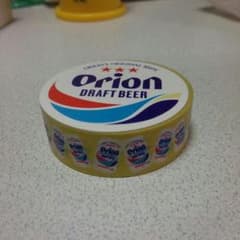 ORIONビールマスキングテープ 黄色 1ロールのサムネイル