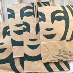 スタバ紙袋　小さめのサムネイル