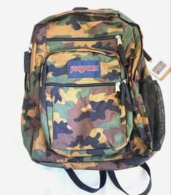 新品 ジャンスポーツ ビッグスチューデント リュック 34L カモフラ