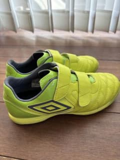 アンブロ ワイド サッカー 室内シューズ フットサル 21センチ イエローのサムネイル