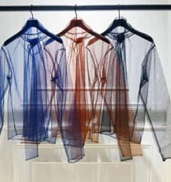 M様専用3点★ルシェルブルー★シースルートップスのサムネイル